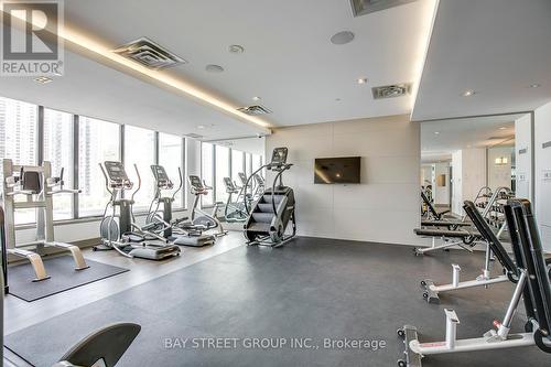 3609 - 4011 Brickstone Mews, Mississauga, ON - Indoor Photo Showing Gym Room