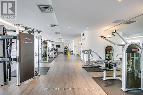 3609 - 4011 Brickstone Mews, Mississauga, ON - Indoor Photo Showing Gym Room