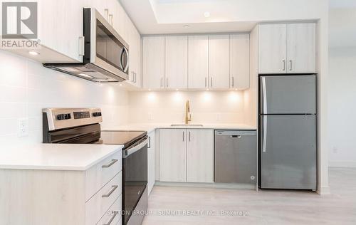 1101 - 8010 Derry Road, Milton, ON - Indoor Photo Showing Kitchen With Stainless Steel Kitchen With Upgraded Kitchen