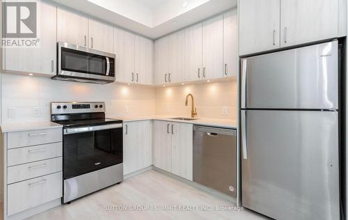 1101 - 8010 Derry Road, Milton, ON - Indoor Photo Showing Kitchen With Stainless Steel Kitchen With Upgraded Kitchen