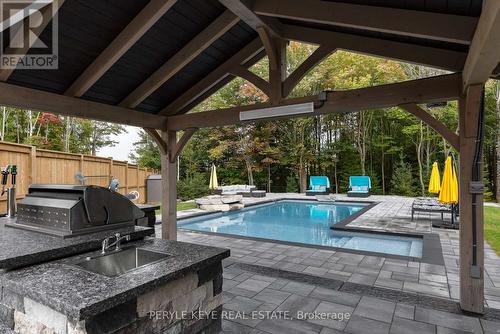 80 Chambery Street, Bracebridge, ON - Outdoor With In Ground Pool With Deck Patio Veranda