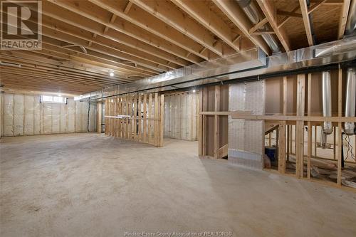 221 Cowan Court, Amherstburg, ON - Indoor Photo Showing Basement