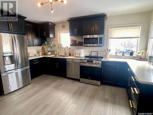 16 Woodhams Avenue, Fillmore, SK - Indoor Photo Showing Kitchen With Stainless Steel Kitchen With Double Sink