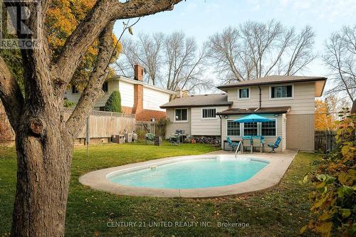 1026 Cumberland Avenue, Peterborough (Northcrest), ON - Outdoor With In Ground Pool