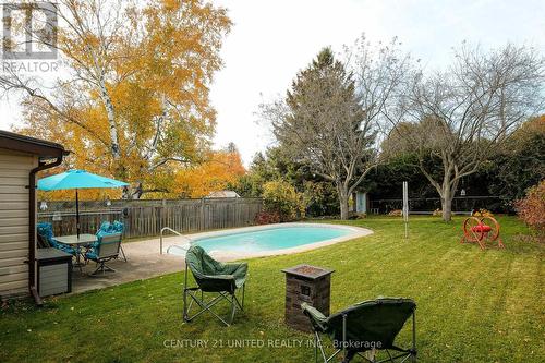 1026 Cumberland Avenue, Peterborough (Northcrest), ON - Outdoor With In Ground Pool With Backyard