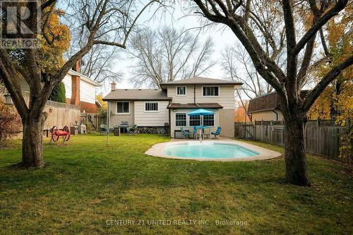 1026 Cumberland Avenue, Peterborough (Northcrest), ON - Outdoor With In Ground Pool With Backyard