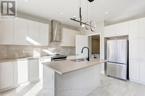 42 St Ives Crescent, Whitby, ON - Indoor Photo Showing Kitchen With Double Sink With Upgraded Kitchen