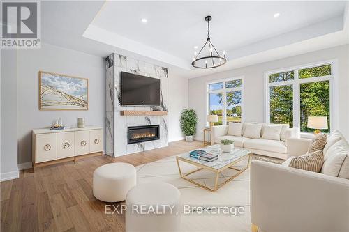 1685 Trizisky Street, North Dundas, ON - Indoor Photo Showing Living Room With Fireplace