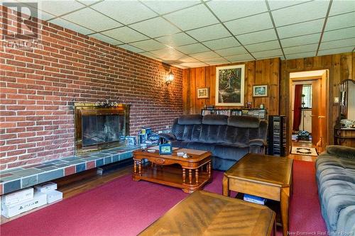 4 Charles Crescent, Rothesay, NB - Indoor Photo Showing Living Room With Fireplace