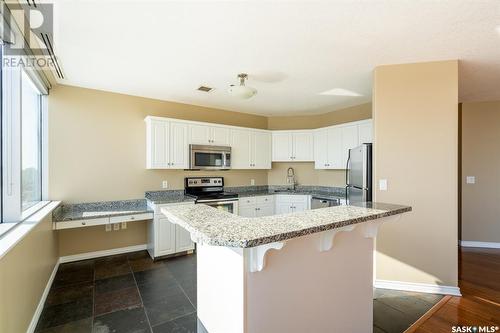 1101 1914 Hamilton Street, Regina, SK - Indoor Photo Showing Kitchen With Upgraded Kitchen