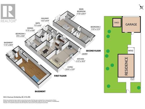 Floor plan 3D - 445 2Nd Avenue, Kimberley, BC - Other