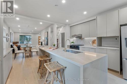 211 Gilbert Avenue, Toronto, ON - Indoor Photo Showing Kitchen With Upgraded Kitchen