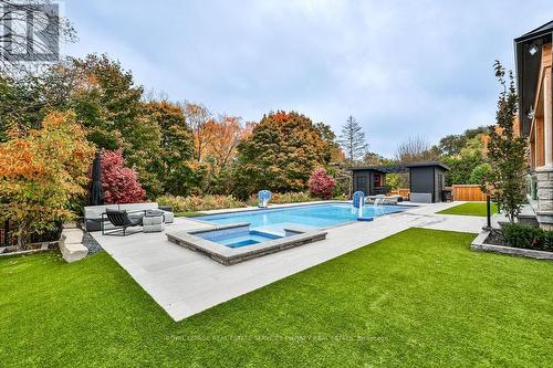 57 Joymar Drive, Mississauga, ON - Outdoor With In Ground Pool With Backyard