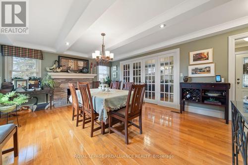 97 Carter Road, Quinte West, ON - Indoor Photo Showing Dining Room With Fireplace