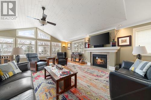 97 Carter Road, Quinte West, ON - Indoor Photo Showing Living Room With Fireplace