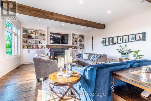 119 Willowbrook Drive, Welland (770 - West Welland), ON - Indoor Photo Showing Living Room With Fireplace