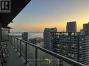 3002 - 20 Bruyeres Mews, Toronto, ON  - Outdoor With Body Of Water With Balcony With View 