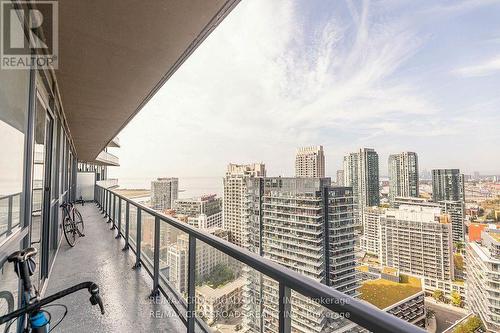 3002 - 20 Bruyeres Mews, Toronto, ON - Outdoor With Balcony With View