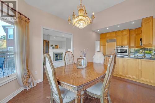 106 Fairwood Place W, Burlington, ON - Indoor Photo Showing Dining Room With Fireplace