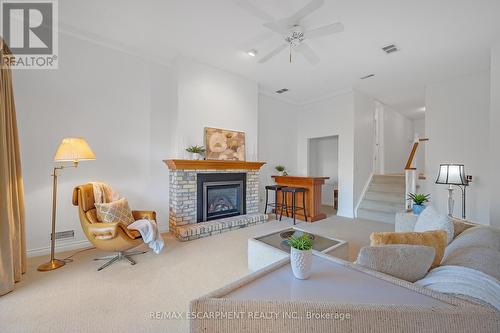 106 Fairwood Place W, Burlington, ON - Indoor Photo Showing Living Room With Fireplace