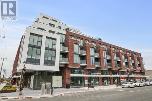 327 - 201 Brock Street S, Whitby, ON - Outdoor With Balcony With Facade