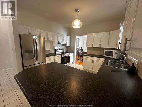 4612 Ascot Court, Windsor, ON - Indoor Photo Showing Kitchen With Double Sink