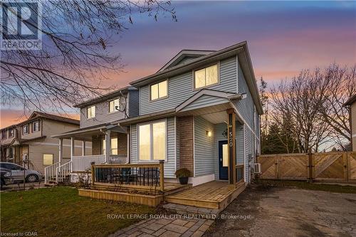 520 Pineview Gardens, Shelburne, ON - Outdoor With Deck Patio Veranda