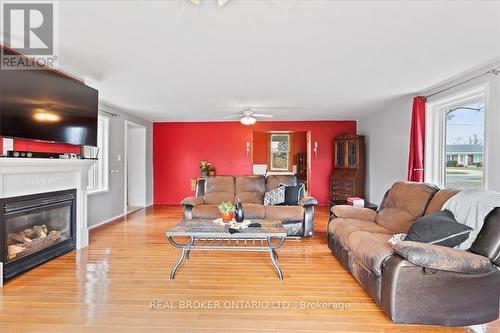 207 Huron Road, Perth South, ON - Indoor Photo Showing Living Room With Fireplace