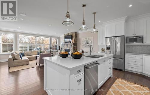 80 Way Street, Whitby (Brooklin), ON - Indoor Photo Showing Kitchen With Double Sink With Upgraded Kitchen