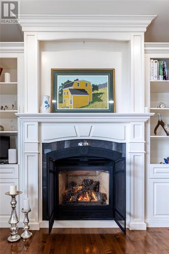 10 Ocean'S Edge, Portugal Cove, NL - Indoor Photo Showing Living Room With Fireplace