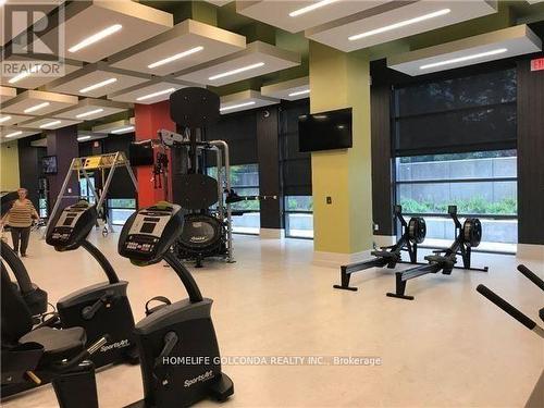 2408 - 55 Ann O'Reilly Road, Toronto, ON - Indoor Photo Showing Gym Room