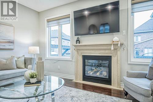 47 Stanton Avenue, Vaughan, ON - Indoor Photo Showing Living Room With Fireplace