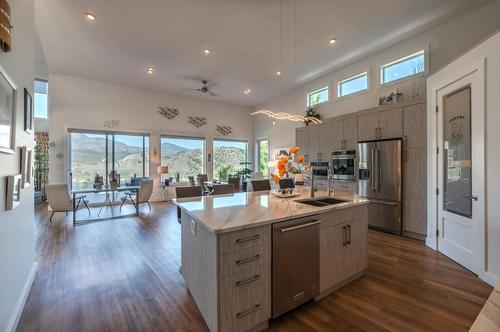 209 Ricard Place, Okanagan Falls, BC - Indoor Photo Showing Kitchen With Double Sink With Upgraded Kitchen