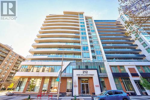 1207 - 212 King William Street, Hamilton, ON - Outdoor With Balcony With Facade