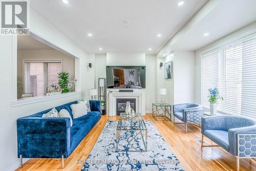 75 Iron Block Drive, Brampton, ON - Indoor Photo Showing Living Room With Fireplace