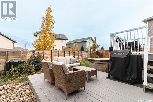 822 Childers Rise, Saskatoon, SK - Outdoor With Deck Patio Veranda With Exterior