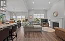 16028 Simcoe Street, Scugog (Port Perry), ON  - Indoor Photo Showing Living Room With Fireplace 