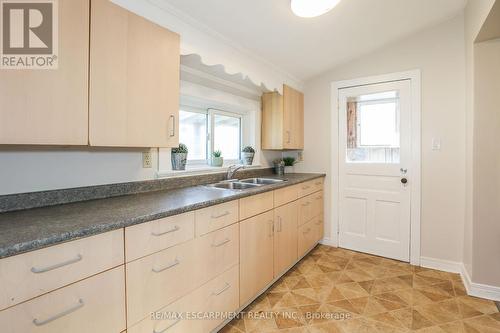 4 Mildred Avenue, St. Catharines, ON - Indoor Photo Showing Kitchen With Double Sink