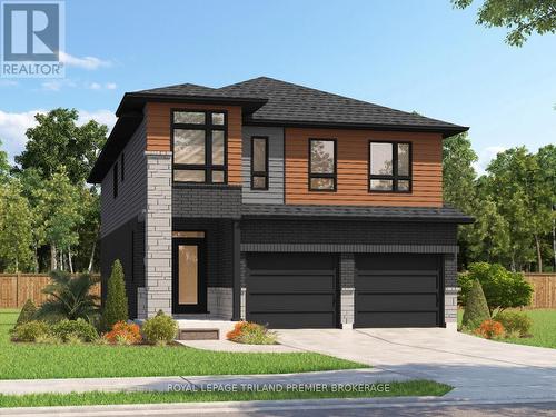 FRONT RENDERING - 2704 Bobolink Lane, London, ON - Outdoor With Facade