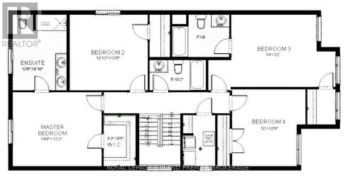 UPPER FLOOR PLAN - 2704 Bobolink Lane, London, ON - Other