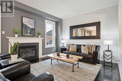 430 Black Drive, Milton, ON - Indoor Photo Showing Living Room With Fireplace