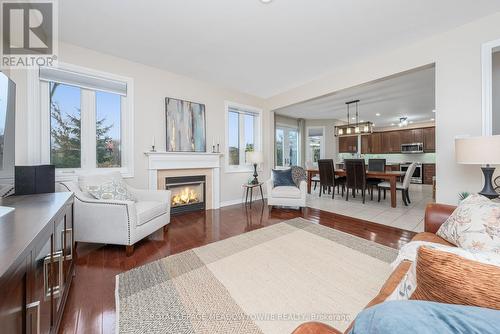 10 Orchid Avenue, Halton Hills, ON - Indoor Photo Showing Living Room With Fireplace