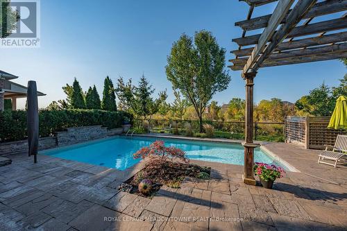 10 Orchid Avenue, Halton Hills, ON - Outdoor With In Ground Pool With Backyard