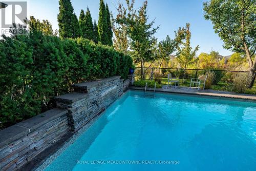 10 Orchid Avenue, Halton Hills, ON - Outdoor With In Ground Pool With Backyard