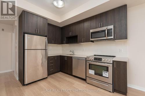 202 - 1150 Briar Hill Avenue, Toronto, ON - Indoor Photo Showing Kitchen With Stainless Steel Kitchen