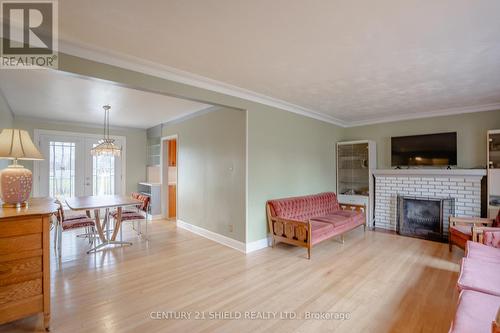 1404 Boyd Street, Cornwall, ON - Indoor Photo Showing Living Room With Fireplace