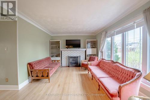 1404 Boyd Street, Cornwall, ON - Indoor Photo Showing Living Room With Fireplace