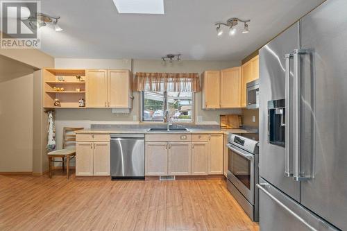 106 Crescent Drive, Enderby, BC - Indoor Photo Showing Kitchen With Double Sink