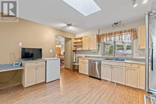 106 Crescent Drive, Enderby, BC - Indoor Photo Showing Kitchen With Double Sink