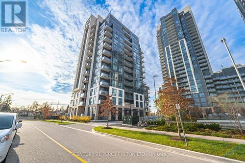 611 - 10 Meadowglen Place, Toronto, ON - Outdoor With Balcony With Facade